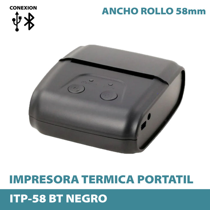 Impresora térmica portatiL ITP-58 BT