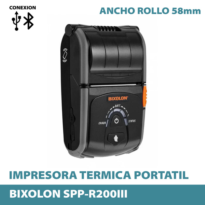 Impresora portatil bixolon SPP-r200III