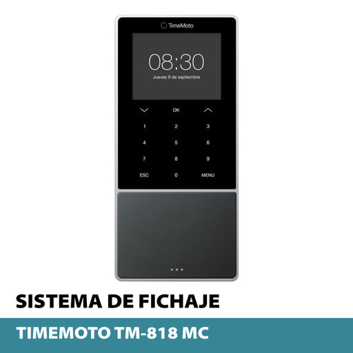 TIMEMOTO TM-818 MC Sistema de fichaje