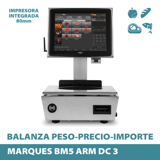 MARQUÉS Balanza peso-precio-importe BM5 ARM DC 3