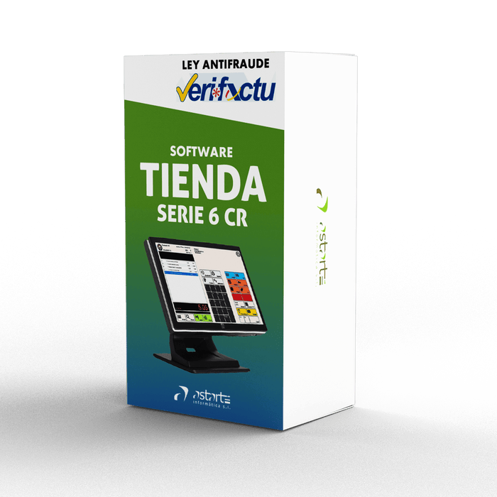 SOFTWARE TIENDA Serie 6 CR (Incluye soporte anual)