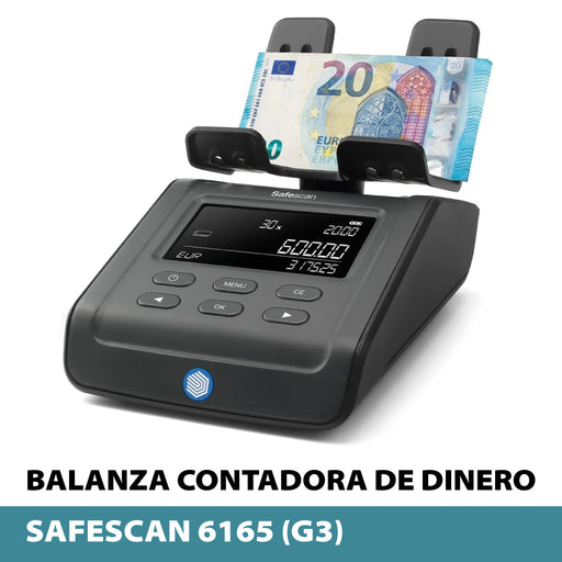 SAFESCAN 6165 (G3) negra Balanza contadora