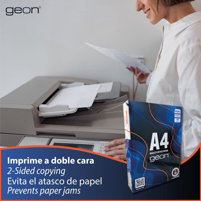 Folios A4 de 80gr - Papel Multiusos Blanco para Fotocopiadora e Impresora multifunción