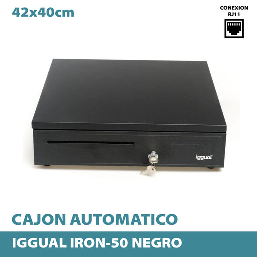 IGGUAL IRON-50 Cajón Portamonedas automático eléctrico