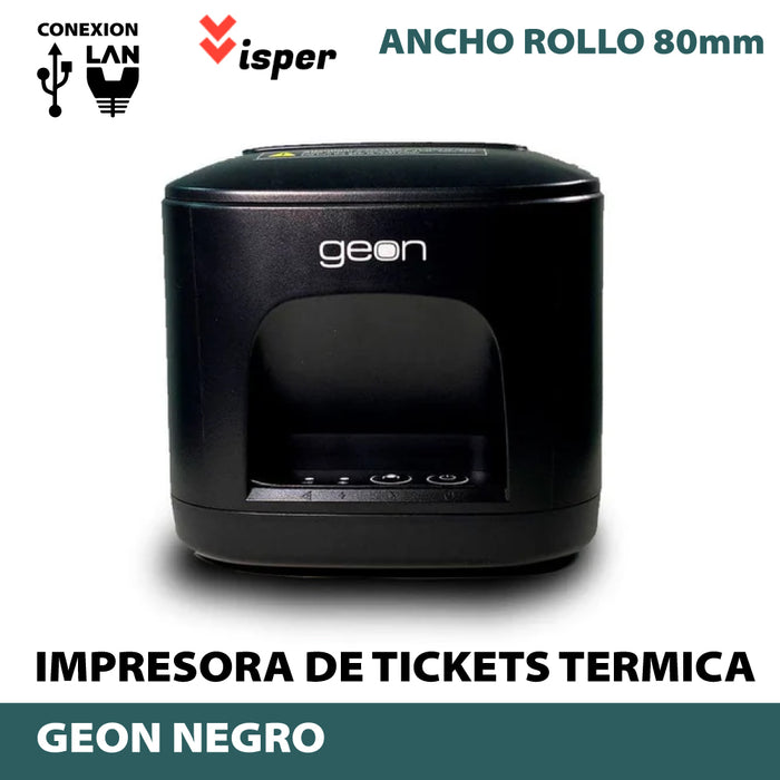 Impresora tickets térmica Geon  USB + Ethernet con configuración específica para Visper