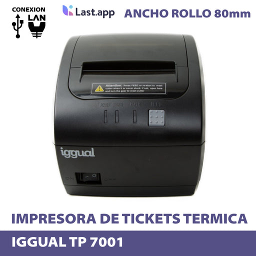 IGGUAL TP 7001 (ETHERNET + USB) · Last App