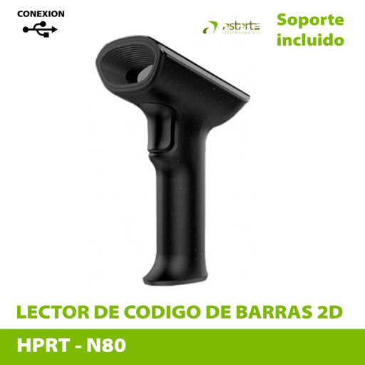 Lector de Códigos de Barras 2D HPRT N80 para MAÎTRE