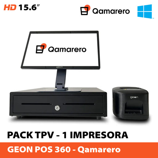 Pack TPV 360 Basic nueva apertura Qamarero “Incluye configuración específica de Qamarero”