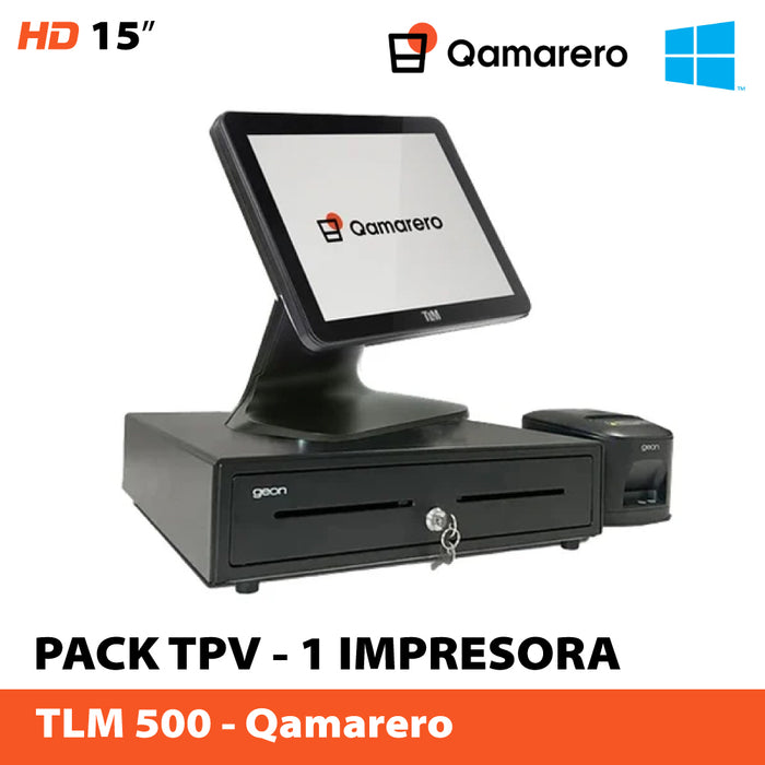 Pack TPV  Basic nueva apertura Qamarero “Incluye configuración específica de Qamarero”