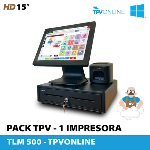 Pack TPV TLM 8 Gb Ram / 128 GB ssd Windows para TPVONLINE