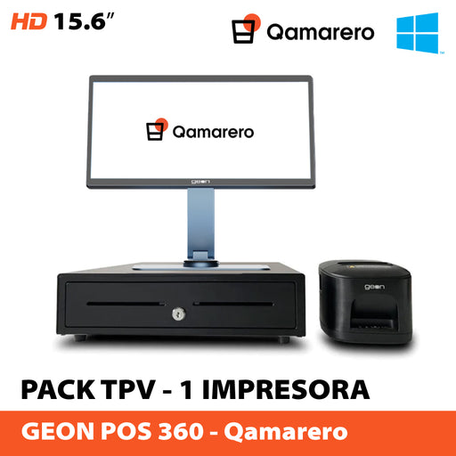 Pack TPV 360 Basic nueva apertura Qamarero “Incluye configuración específica de Qamarero”