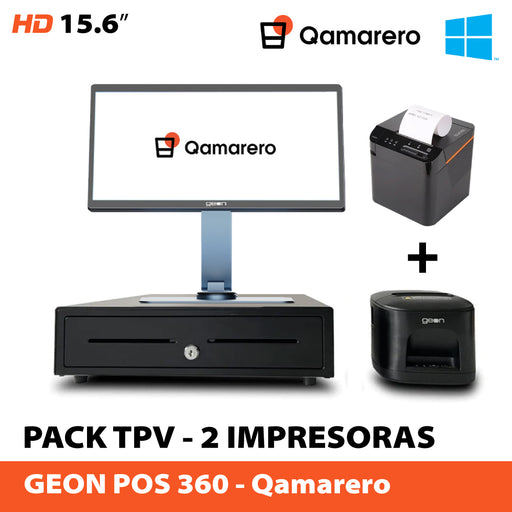 Pack TPV 360 Pro nueva apertura Qamarero “Incluye configuración específica de Qamarero”