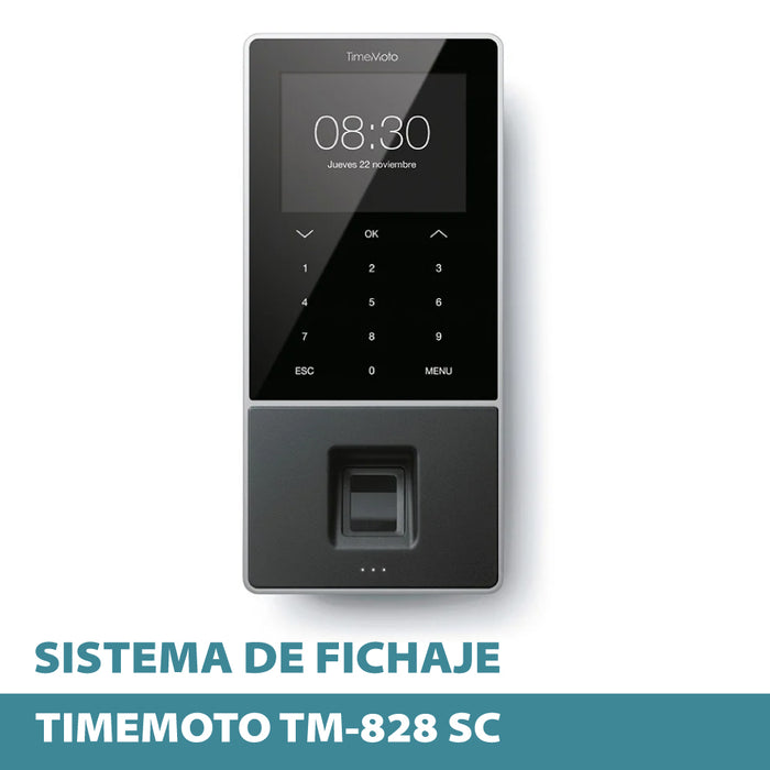 TIMEMOTO TM-828 SC Sistema de fichaje