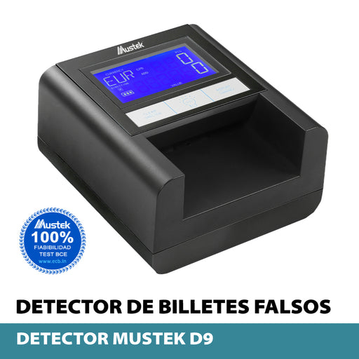 MUSTEK D9 Detector de billetes