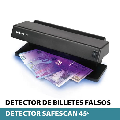 SAFESCAN 45º Detector de billetes falsos UV