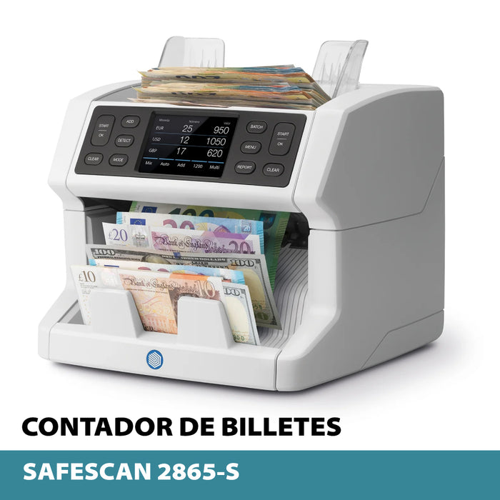 Safescan 2865-S Contador de billetes