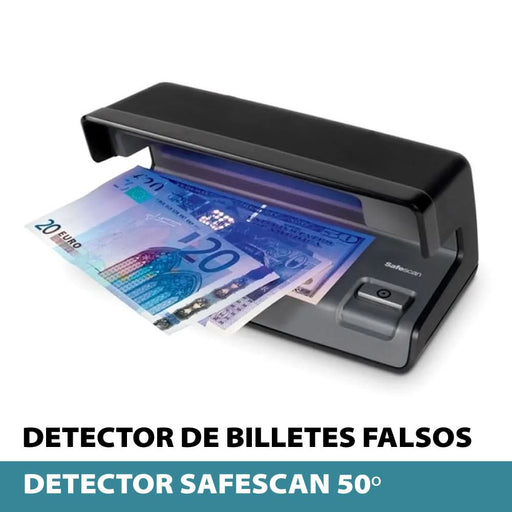 SAFESCAN 50 BLACK Detector de billetes falsos UV