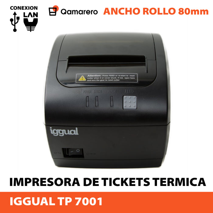 IGGUAL TP 7001 (ETHERNET + USB) · QAMARERO