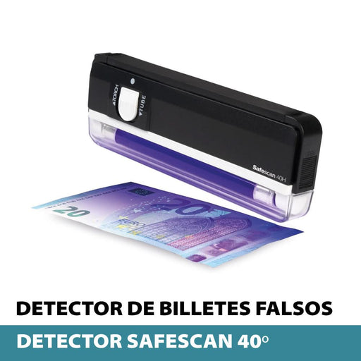 SAFESCAN 40º Detector de billetes falsos UV de bolsillo