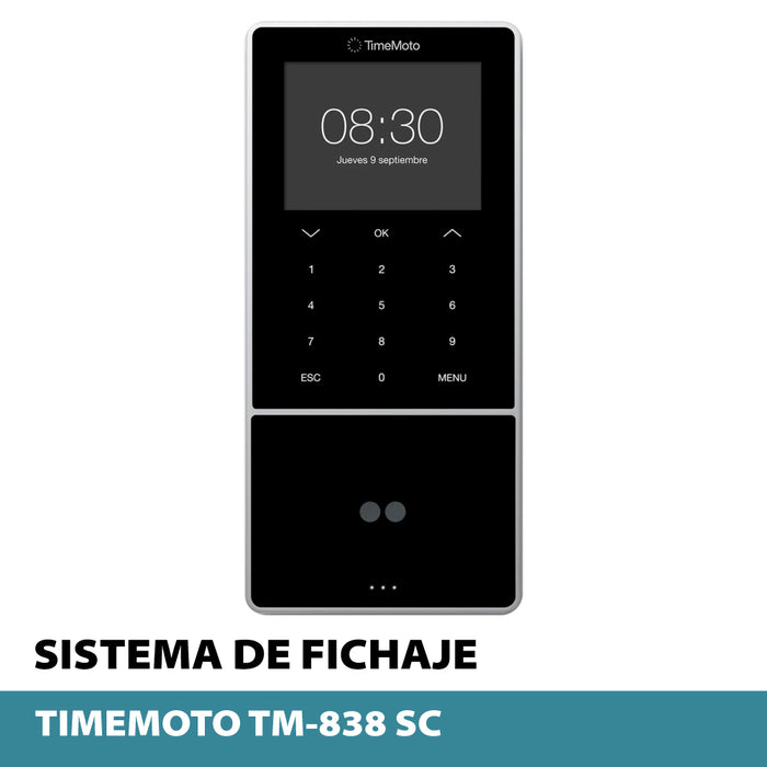 TIMEMOTO TM-838 SC Sistema de fichaje