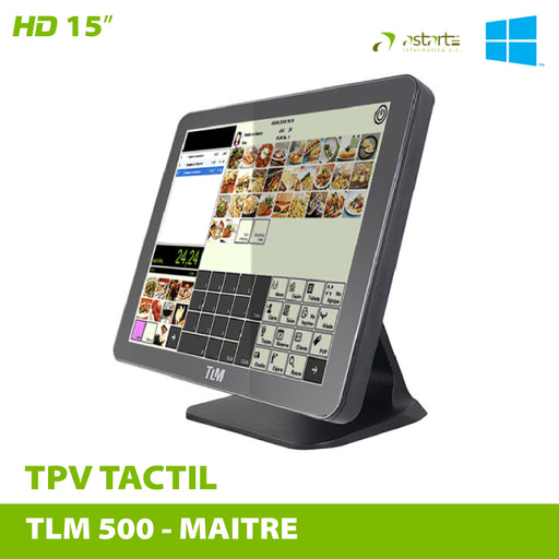 TPV Tactil 15"  TLM 500 para MAÎTRE