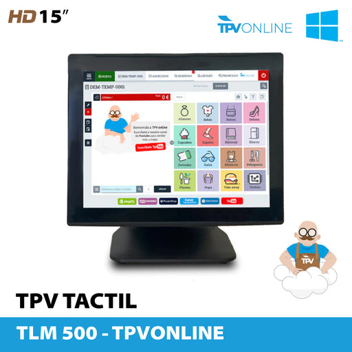 TPV 15" Windows TLM 8 GB Ram / 128 GB para TPVONLINE