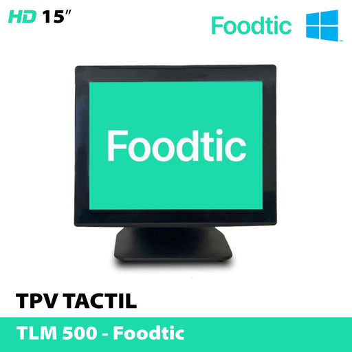 TPV 15" Windows TLM 8 GB Ram / 128 GB  con configuración específica para Foodtic