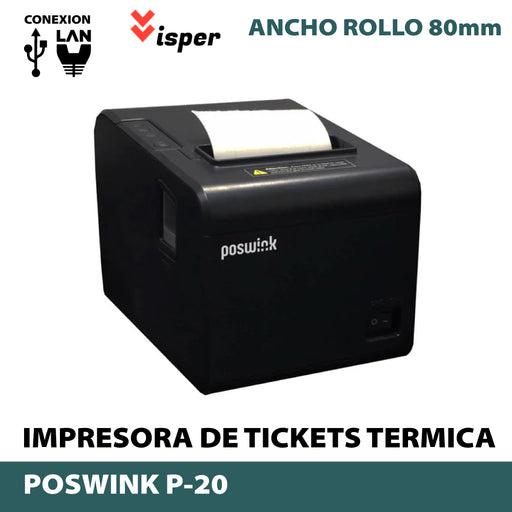 POSWINK P20 Impresora térmica de ticket · VISPER