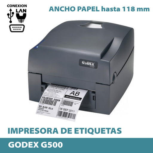 Impresora de etiquetas godex g500