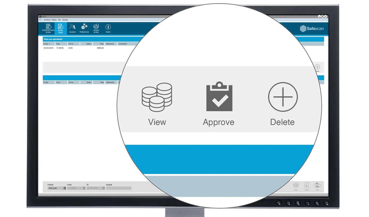 SAFESCAN MCS Software para el conteo